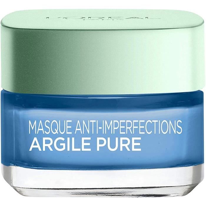 L'Oréal Paris Masque anti-imperfections argile pure - Le flacon de 50ml