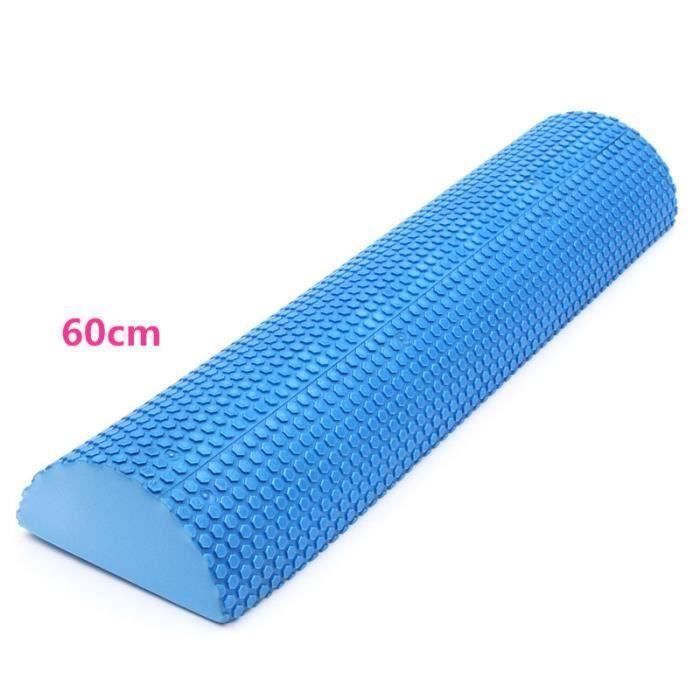 Colonne de Yoga fitness demi-cylindrique rouleau coussin en eva 60cm Aw57286