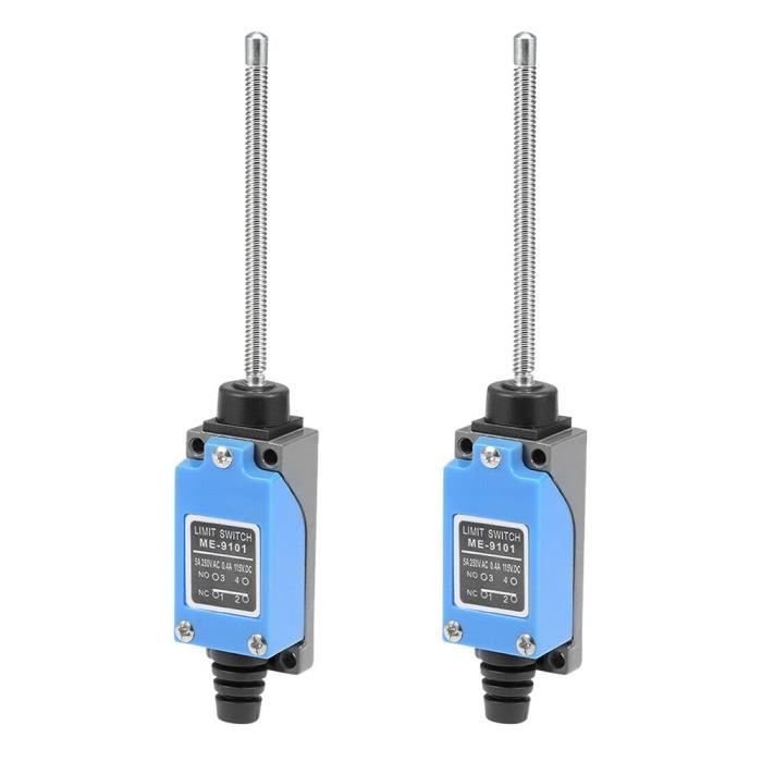 2pcs ME-9101 Wobble Stick 2NO 2NC SPDT Interrupteur de fin de course de type momentané Durable