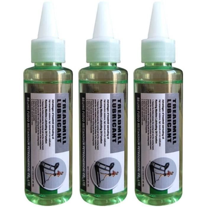 TAPIS DE COURSE Biggystar 3PCS 60ml Lubricant for Treadmill Maintenance Oil Oil Silicone81