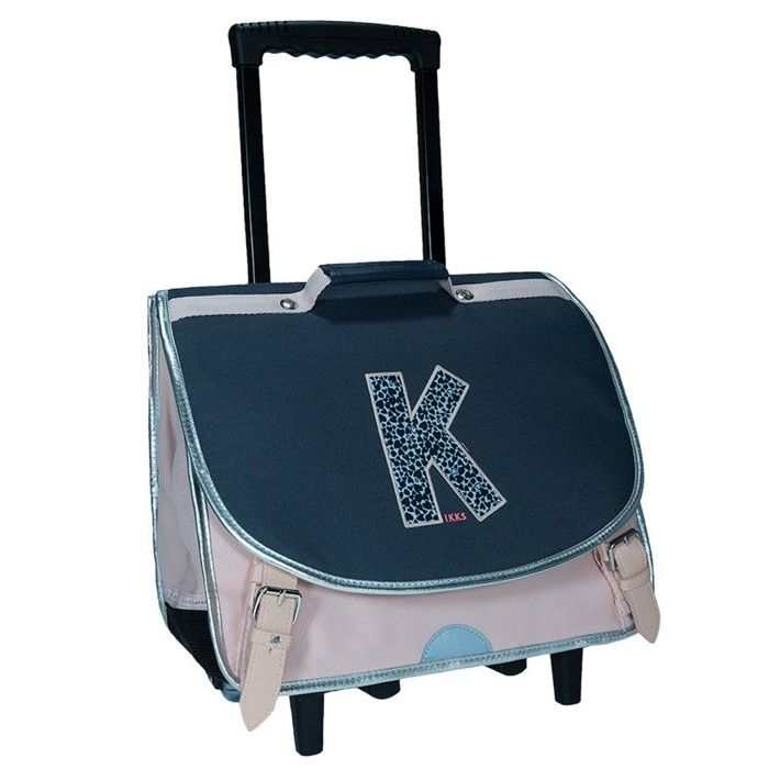 Cartable à roulettes IKKS Urban Nomad Gris 38 CM