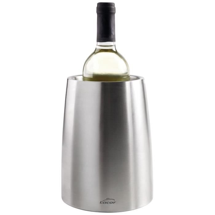 Seau à champagne isotherme inox 10.5x19.5cm
