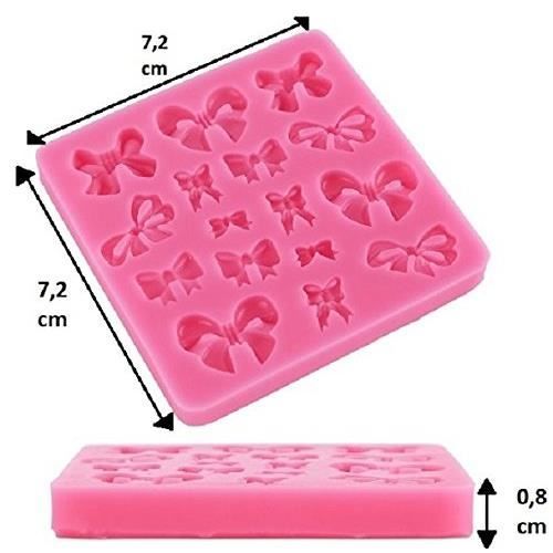 Moule Silicone 16 Noeuds 3D - Gateau Pate Sucre Patisserie Decor - 605