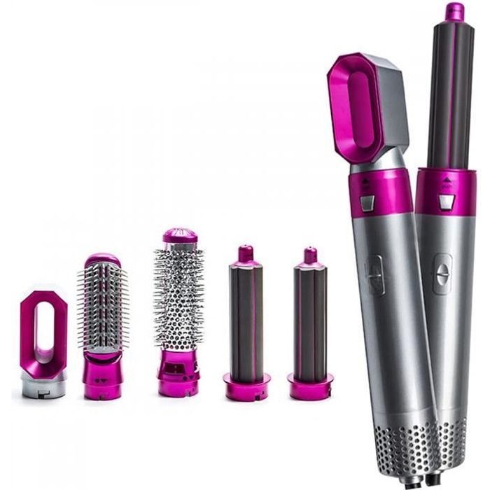 Sèche-Cheveux Multifonction 5 En 1 Brosse À Air Chaud De Style Parfait 1000W