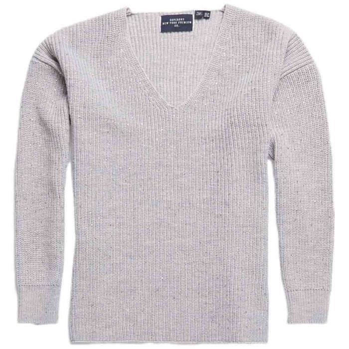 Vêtements femme Chandails Superdry Erin Embellished Vee Knit