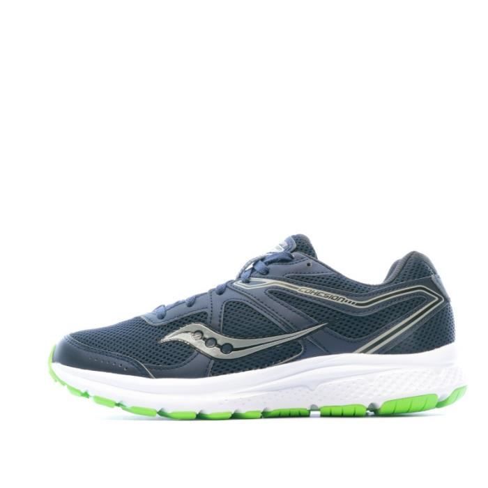 Chaussures de running bleu marine homme Saucony Grid Cohesion 11