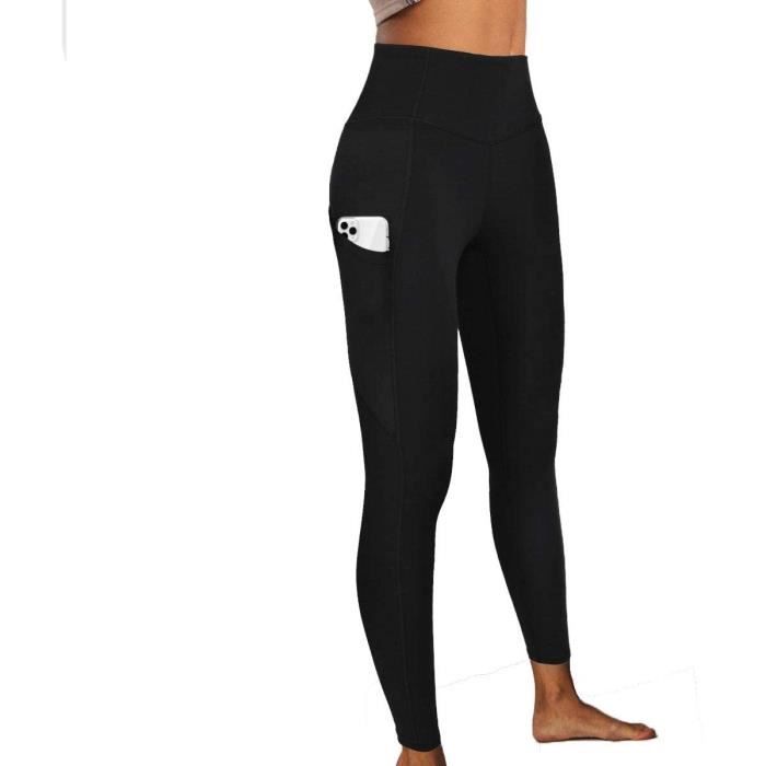 Fashion Thirsty Femmes Haut Épais Taille Poche Leggings Ventre Compression No Show Pantalon Yoga