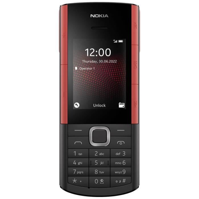 Nokia 5710 XA Téléphone portable noir/rouge