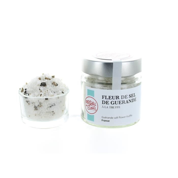 Fleur de Sel de Guérande à la truffe - Pot 100 g