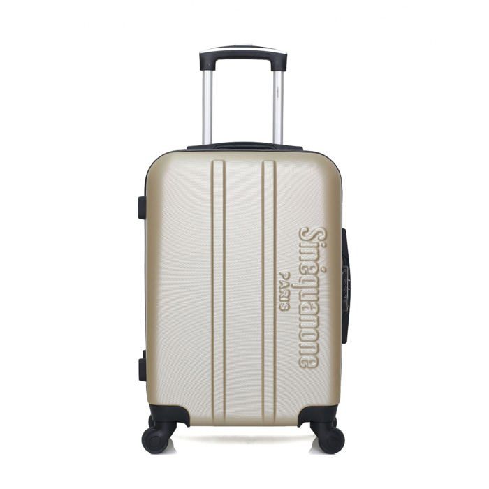 SINEQUANONE – VALISE CABINE - ABS – 55cm – 4 roues – OLYMPE – BEIGE