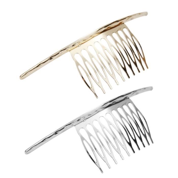 1 pc peignes à exquis décoratif coiffure bijoux de accessoires de peigne inséré pour femmes BROSSE MANUELLE - PEIGNE