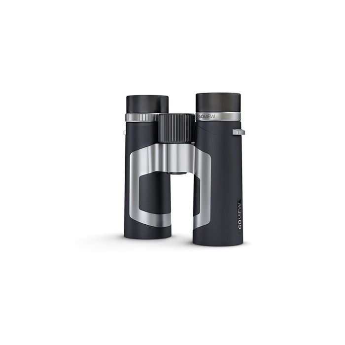 GoView ZOOMR 10x34 binocolo compatti e portatili (zoom 10x, corpo in magnesio, include adattatore per smartphone e accessori) Light Marrone