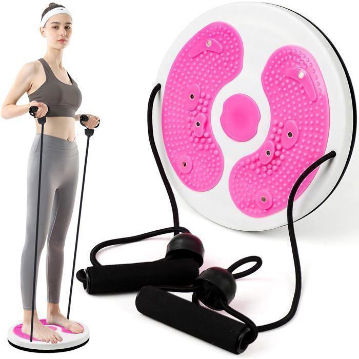 SRTSTR Disque De Torsion Fitness Twist Avec Corde - Planche Torsion Taille Pour Perdre Du Ventre