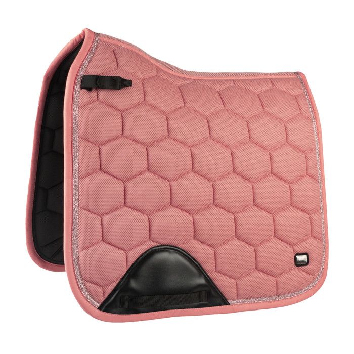 Comparer les prix de Tapis de selle pour cheval Horka Brillance - Rose - Poney