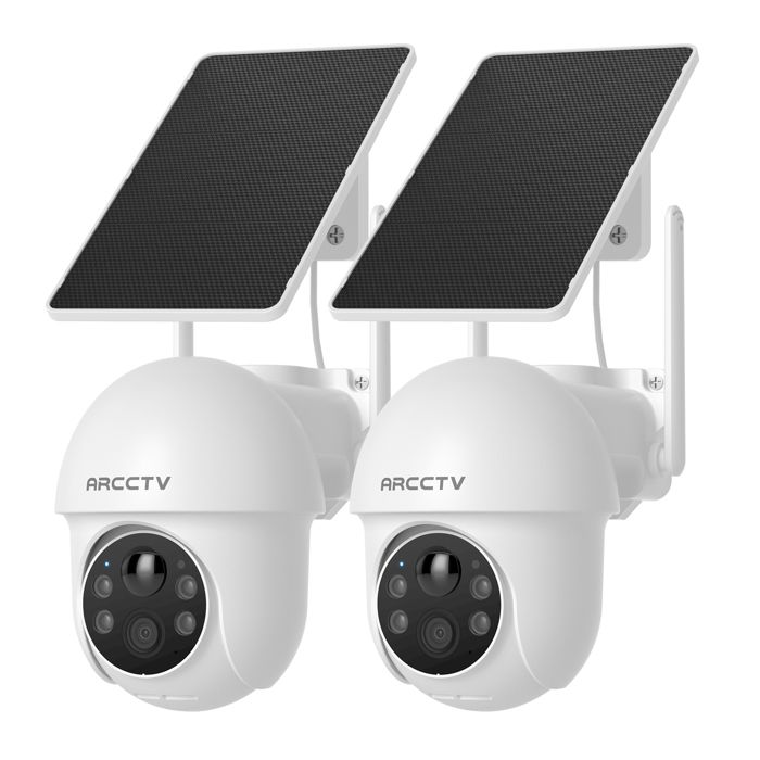 Caméra de surveillance ARCCTV 4MP panoramique 360° détection PIR audio bidirectionnel 2PCS - vue 2