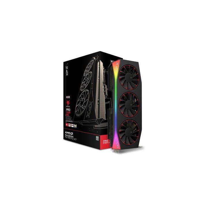 Carte Graphique XFX – Radeon RX 9070 XT OC Magnetic Air Edition RGB, 16 Go GDDR6 - vue 5