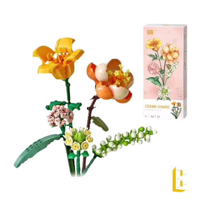 Jeu De Construction Bouquet De Fleurs En Boîte – DIY Déco Adultes Et Enfants