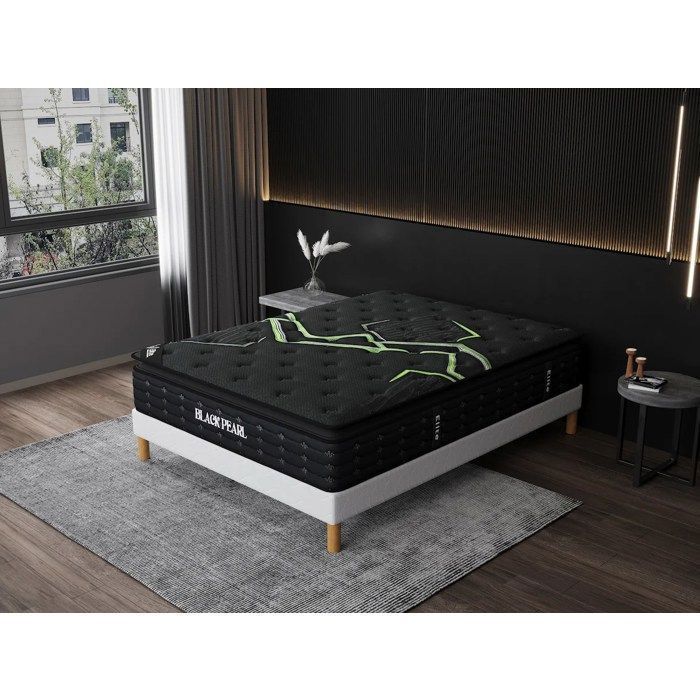 Matelas 180x200 BLACK PEARL Hauteur 28cm