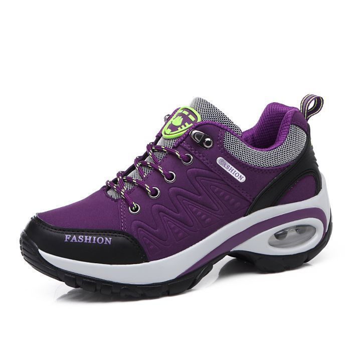 Chaussures Femme Multisport - HENRVIEG - Léger Confortable Baskets - Air Coussin Course - Violet