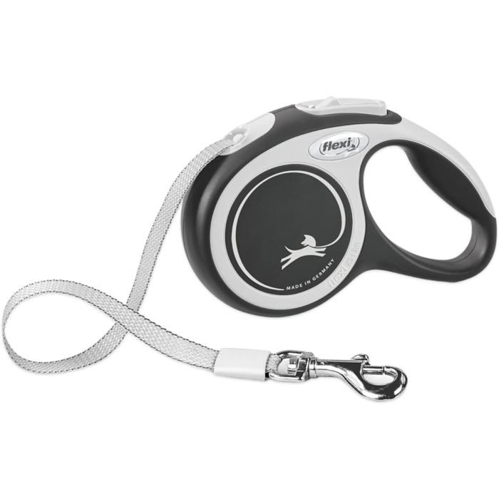 Comparer les prix de Laisse Rétractable Flexi Comfort pour Chiens jusquà 25 kg - Gris Moyen 16 Pieds