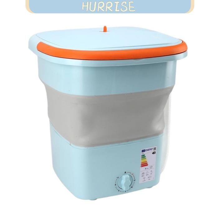 Tbest mini machine à laver Tbest Machine à laver portative Machine à laver portable electromenager laver Prise UE bleue 220V - Tbest