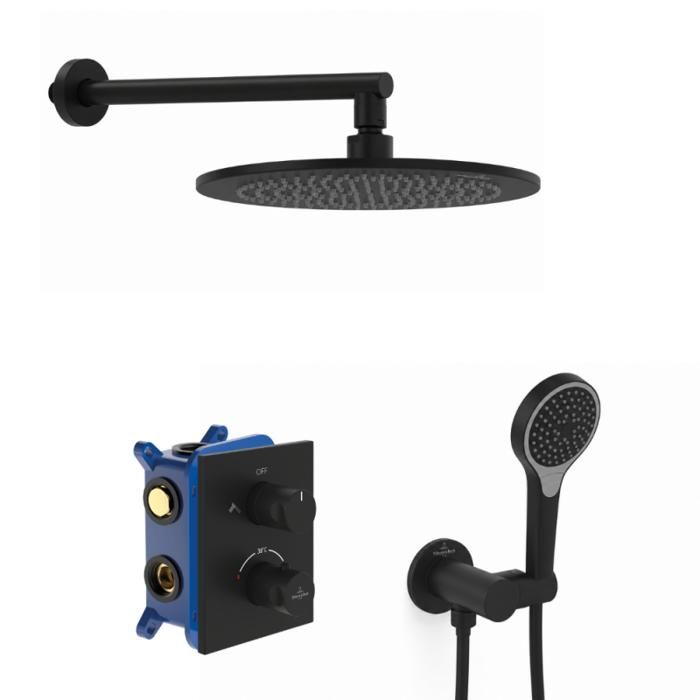 Colonne de douche encastrée VILLEROY & BOCH Universal Shower avec douchette 3 jets - vue 2