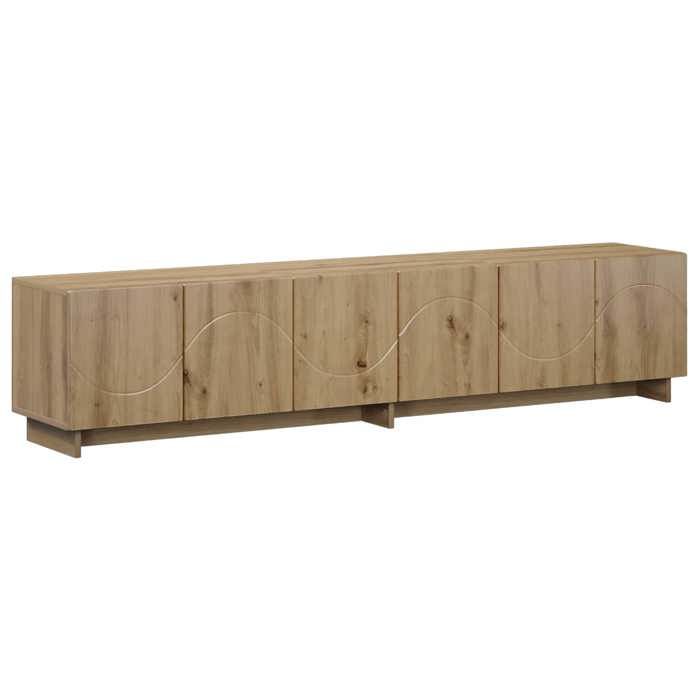 NOUVEAU Meuble télé - Meuble TV - Console TV - 180x345x40cm - Chêne artisanal - Bois dingénierie18953
