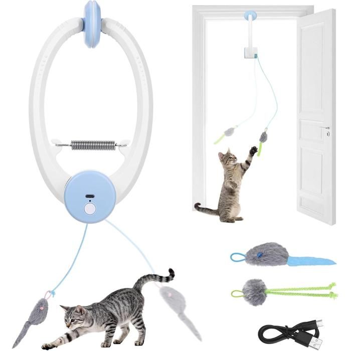 Jouet Chat Interactifs à Suspendre au Cadre de Porte Électrique Jouet Chat Interactifs à Suspendre au Cadre de Porte Électrique