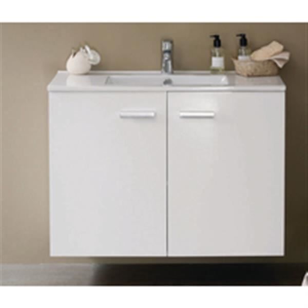 Alterna Meuble Woodstock 2 Portes Chene Nebraska 90cm Ref