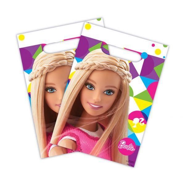 Assiette Carton Anniversaire Barbie - Lot De 8