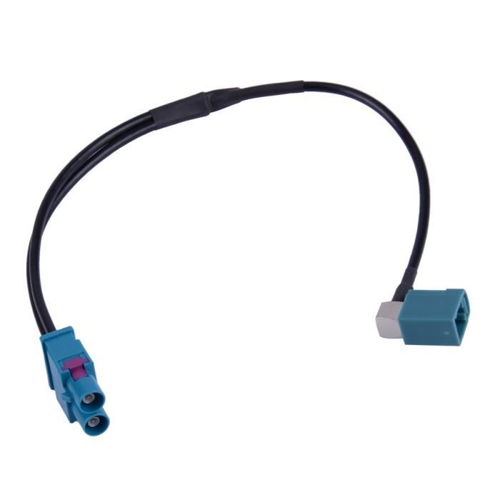 2 à 1 Adaptateur d'antenne radio Double Fakra RNS RNS RCD 510 310 315 210 à  RCD330 pour VW - Achat / Vente installation autoradio Câble adaptateur -  Cdiscount