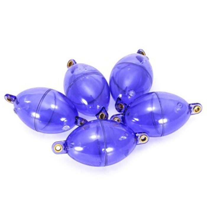 Lot De 5 Flotteurs Ovales Pour Pêche à Bulles – ABS Rigide Léger Sensible – Réglez Le Poids Avec L'Eau - 9