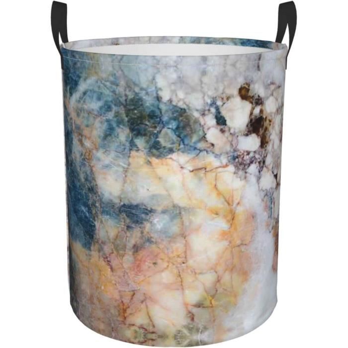 Grand Panier À Linge Pliable En Marbre Pour Chambre À Coucher, Maison