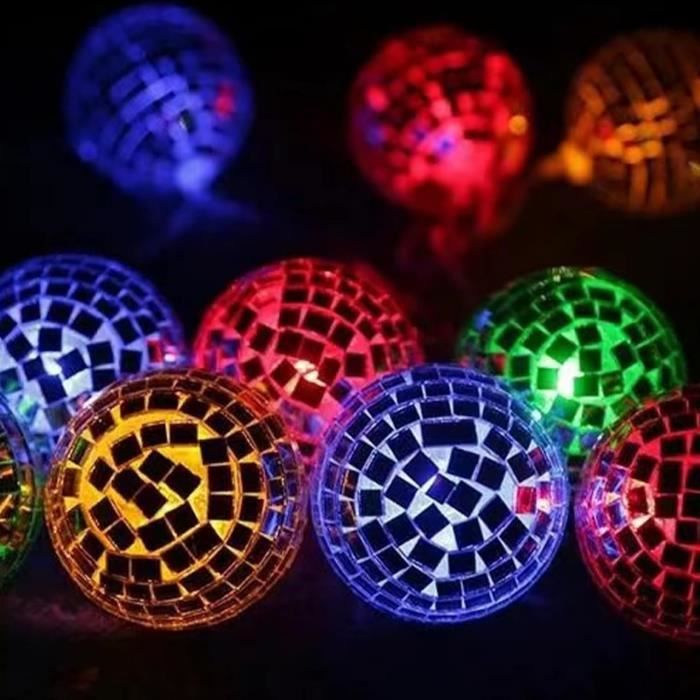 Boules À Facettes Disco Led - Boule Lumineuse Led Atmosphérique À Économie  D'Énergie Pour Les Fêtes Disco,Éclairage Fantaisi[u12052]