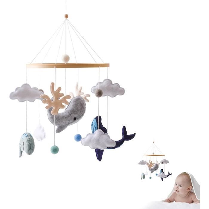 mobile bébé animaux marins pour feutre boule Chambre bébé animaux