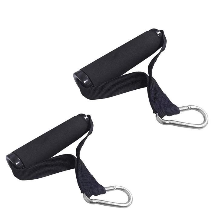 Poignées de Résistance Poignée de Tirage Musculation Accessoire pour