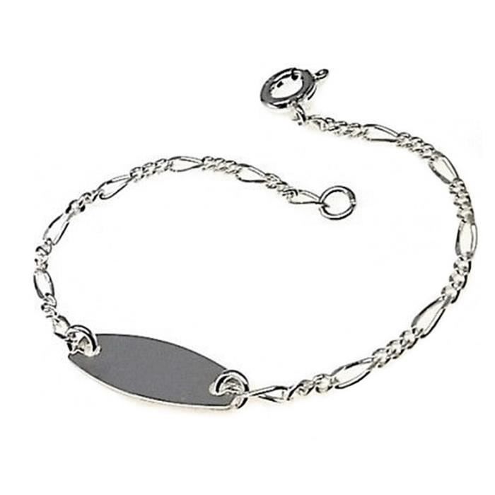 Gourmette 925m Loi Sur 13 5cm Argent 3x1 Bebe Chaine Alternee Ab4414gr Enregistrement Inclus Dans Le Prix Achat Vente Bracelet Gourmette Gourmette Loi Argent 925m Argent Argente Cd