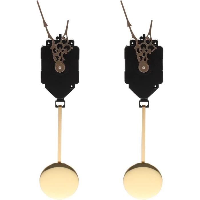 2 Ensembles De Remplacement Mouvement De Balayage Horloge Kit De Bricolage Silencieux Re Mains