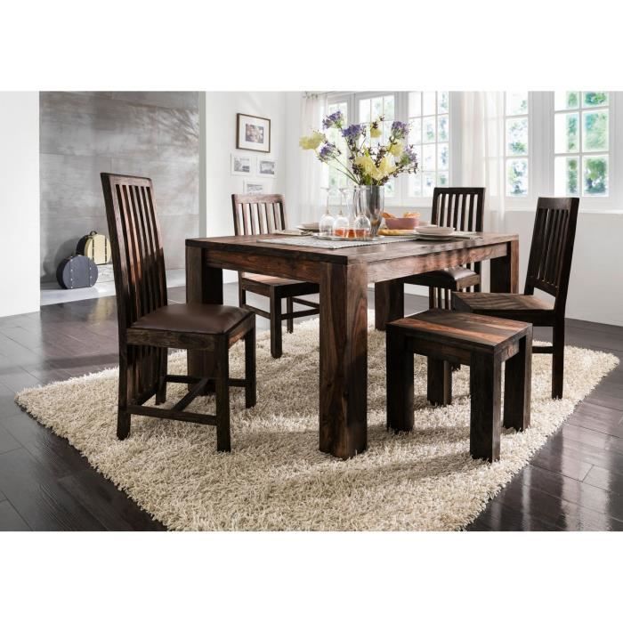 Table A Manger 200x100cm Bois Massif De Palissandre Huile