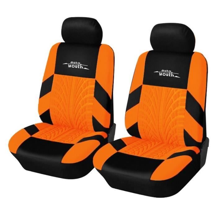 Housses de protection de siège de voiture, couvre-siège, universel, Orange,  pour Kalina Grantar Lada dora Renault Logan, [AD49054]