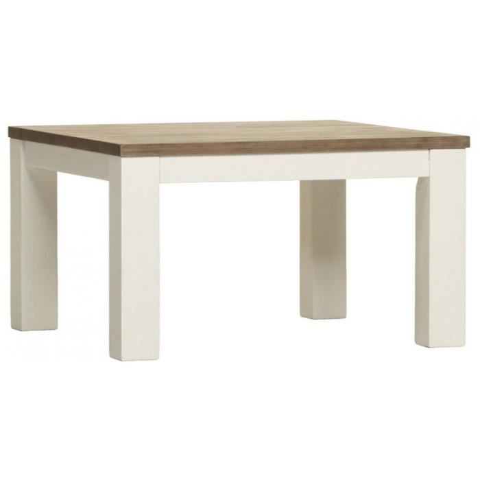 Table De Salle A Manger De 220 Cm En Acacia Massif Coloris Blanc