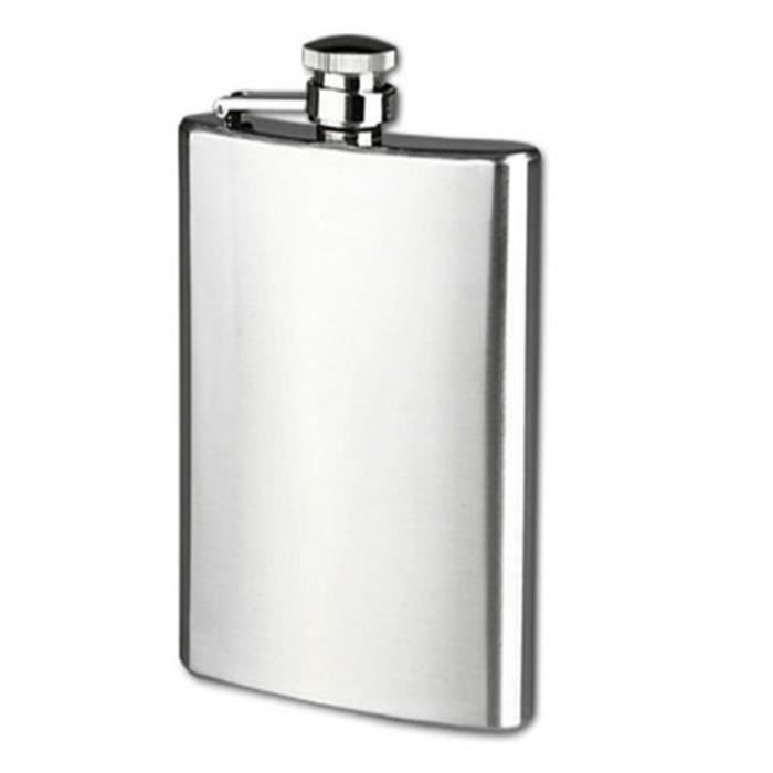 Flacon de mode en acier inoxydable Bangle avec entonnoir meilleurs cadeaux de vacances pour les femmes et les hommes! nouveaut/é 3.5 oz Bracelet Flask