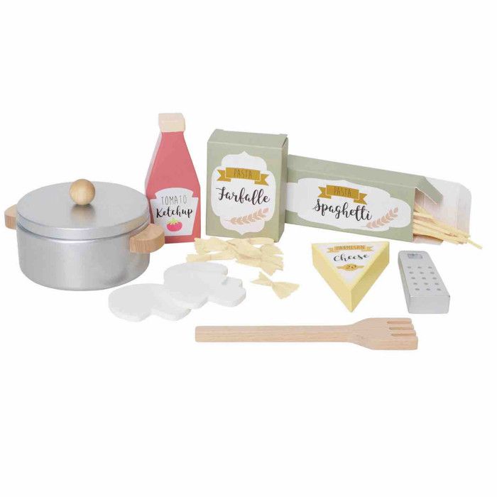 Jabadabado Jouet en bois - dinette - Pâtes - Multicolore - TU Jabadabado Jouet en bois - dinette - Pâtes - Multicolore - TU