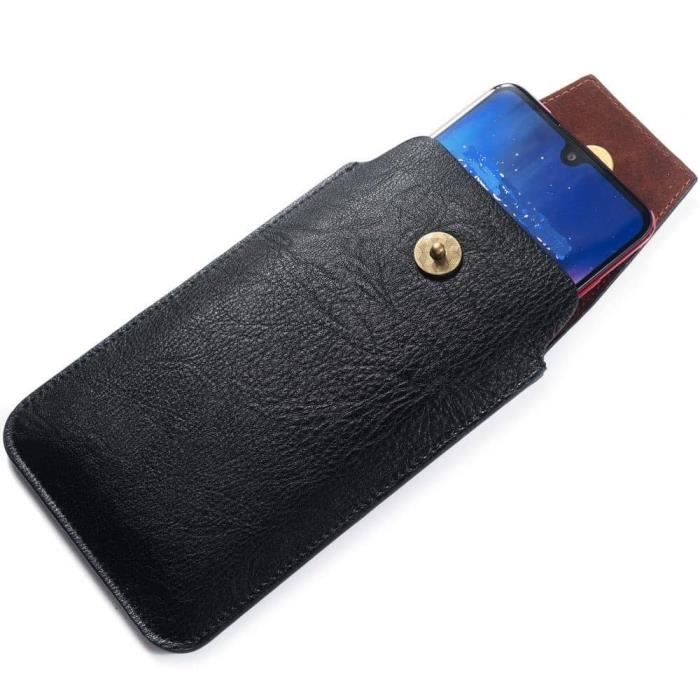 Étui Cuir PU à Rabat Avec Fenêtre Smart View Pour Doogee Fire 7 - Fermeture Magnétique, Porte-Cartes, Support Intégré