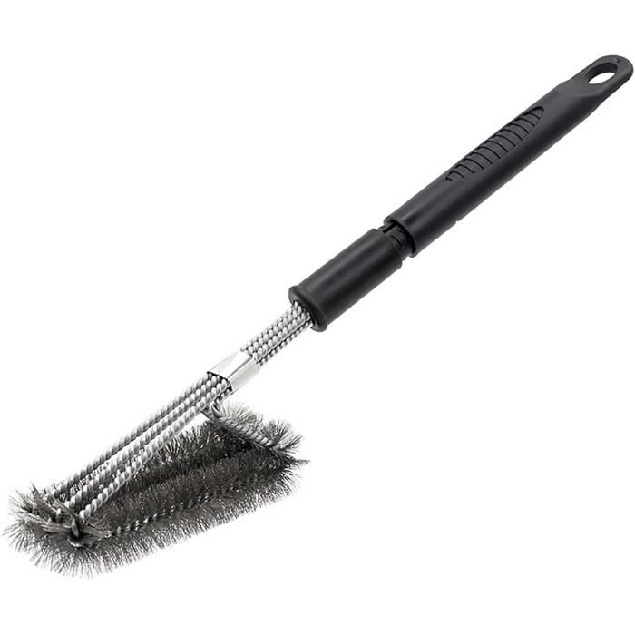 Brosse Barbecue Métallique Avec Manche 16,3x30,5cm Edm - Electricité Et
