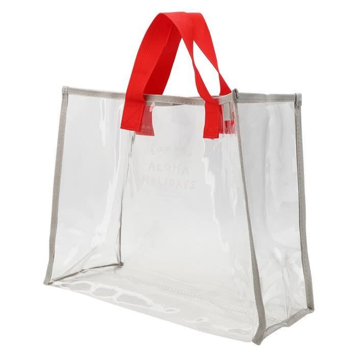 Sac étanche - Femme - Transparent - Grande capacité - PVC - Portable