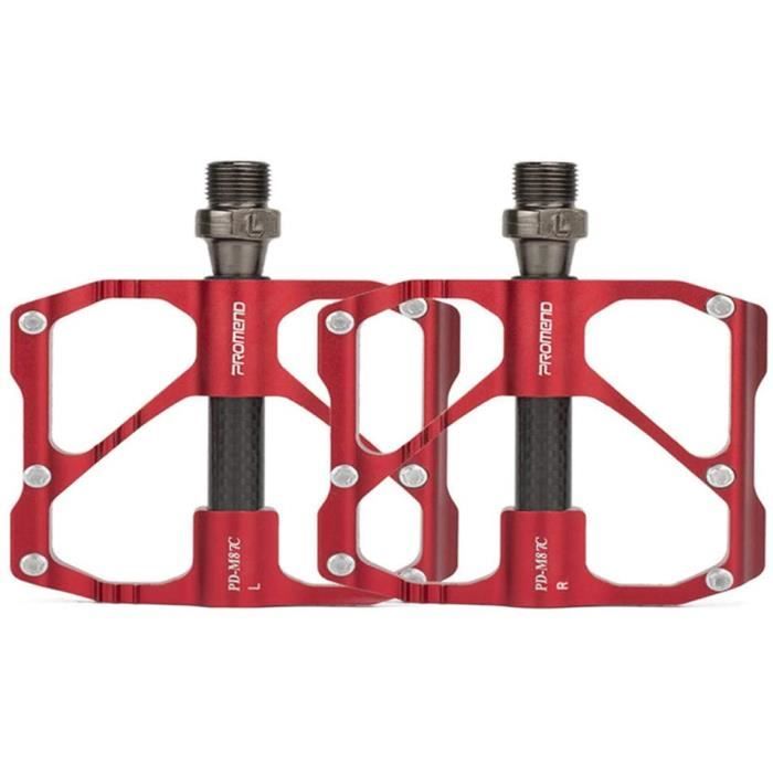 Pedales pour velo pedale vtt automatique pedale velo route pedale vtt rouge pedales vtt for velo vtt homme velo femme vtt frein hy Cdiscount Sport