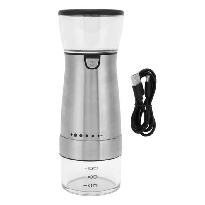 Moulin À Café Électrique 304 Broyeur Automatique En Acier Inoxydable Moulin À Café Électrique 304 Broyeur Automatique En Acier Inoxydable