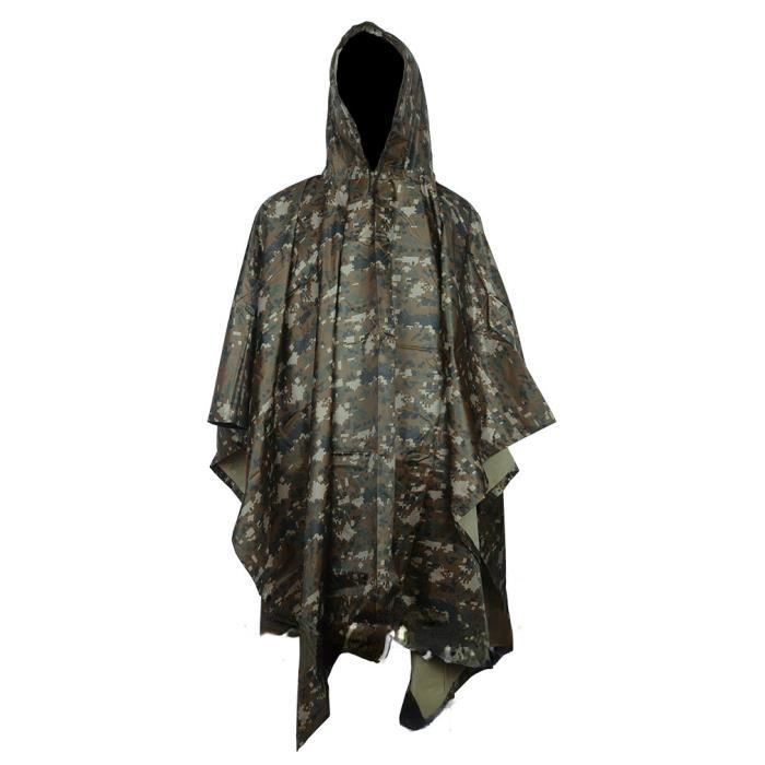 Housse De Pluie Pour Sac à Dos 35-45L – Imperméable, Respirante, Fermeture Ajustable, Camouflage Arbre