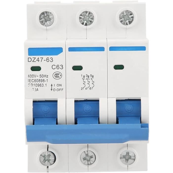 Disjoncteur miniature AC 400V 100A 4P Din Rail Mount Accueil Protection contre les surcharges Commutateur d'air for les lignes de distribution d'éclairage résidentiel Système solaire PV Disjoncteur miniature AC 400V 100A 4P Din Rail Mount Accueil Protection contre les surcharges Commutateur d'air for les lignes de distribution d'éclairage résidentiel Système solaire PV